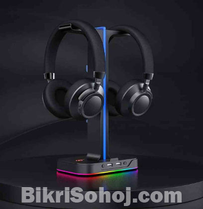 HAVIT TH650 RGB GAMING HEADPHONE HOLDER WITH 2*USB PORT pri